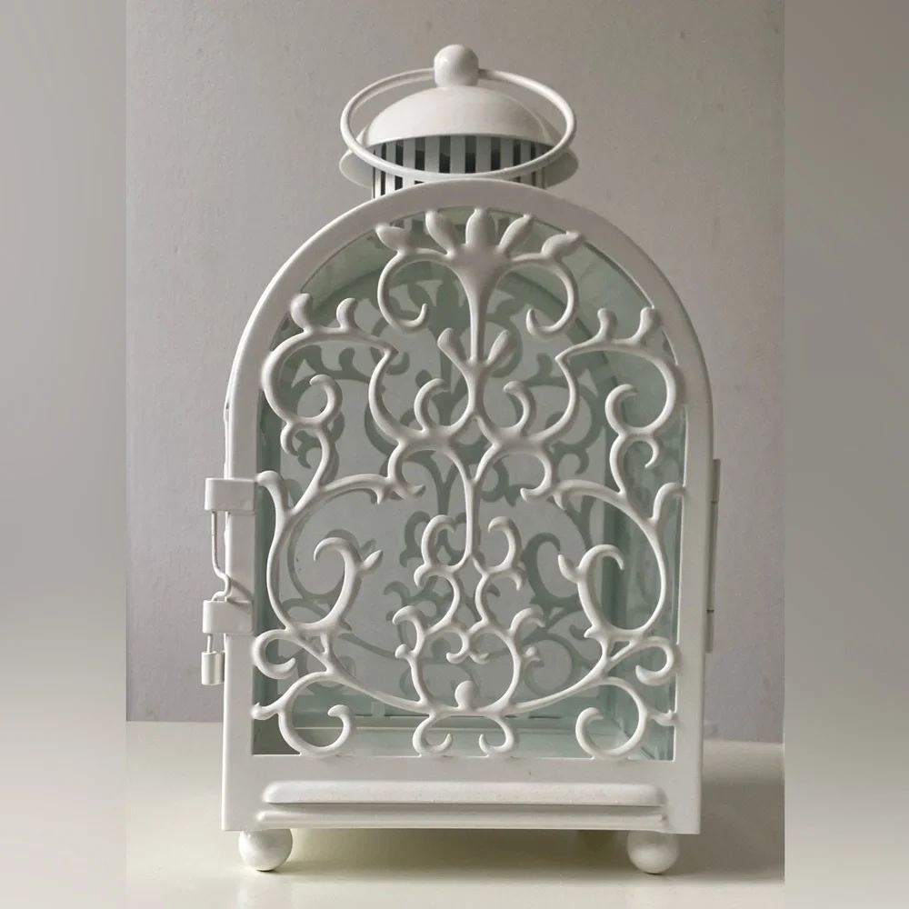 IKEA Elegant White Decorative Lantern